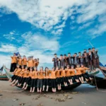 Chụp ảnh kỷ yếu ở biển
